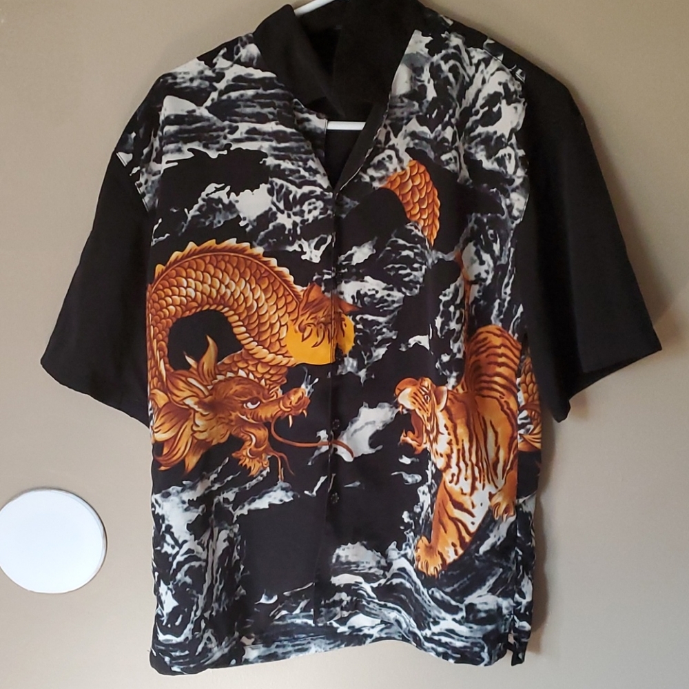 XL Men's K.A.D Button Down Dress Shirt
